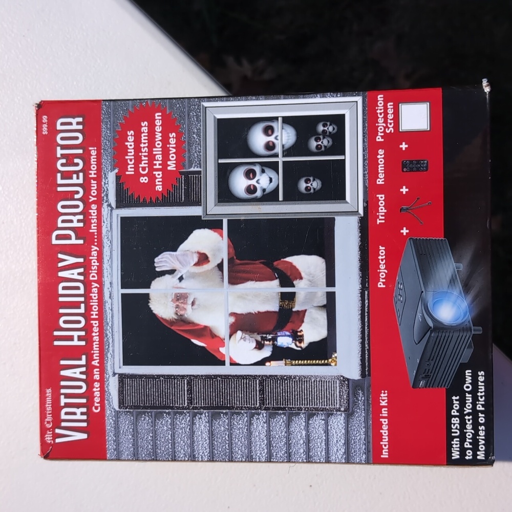 Virtual holiday projector Mr Christmas Holiday projector